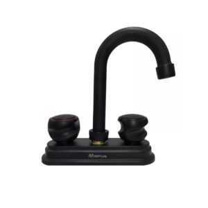 MEZCLADORA PARA LAVABO NEGRO MATE 16020 MAXFLU ADIR