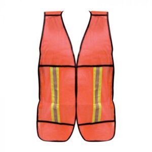 CHALECO FLOURESCENTE NARANJA CON REFLEJANTE 06-R DERMA CARE