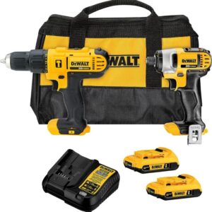 COMBO ROTOMARTILLO DCD776 1/2” + ATORNILLADOR DCF885 1/4” 20V MAX* DCK222D2 DEWALT