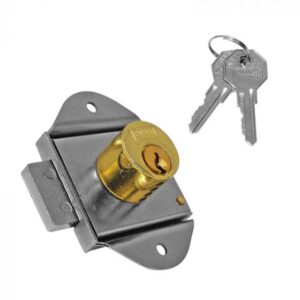 CERRADURA PARA MUEBLE LATON BRILLANTE 32 PHILLIPS