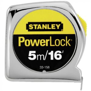 FLEXÓMETRO NYLON POWERLOCK 5M 3/4X16 PIES 33-158MX STANLEY