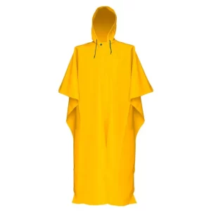IMPERMEABLE TIPO CAPA MANGA AMARILLA LARGA JYRSA