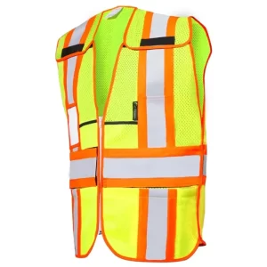 CHALECO DESMONTABLE DE ALTA VISIBILIDAD ANSI TIPO R CLASE 2 JYRSA