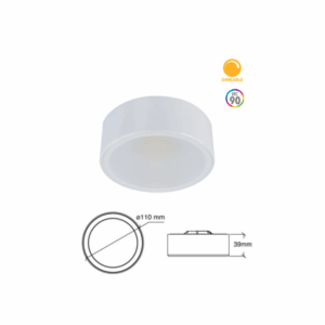 LAMPARA DE LUZ LED COLOR BLANCO PARA TECHOS CON TECNOLOGIA LED DE 9W  TECNOLITE 09DPTLLED4034V30B