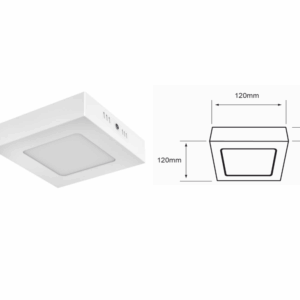 PLAFON LED COLOR BLANCO TECNOLITE 6PTLLEDR65MVN