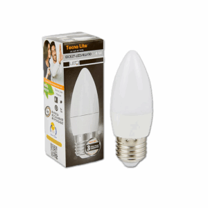 FOCO LED TIPO VELA 4 LUZ SUAVE TECNOLITE EICE27-LED/4W/30
