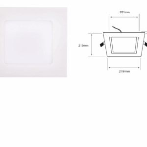 LAMPARA DE INTERIOR LED PARA EMPOTRAR 18W,LUZ SUAVE CALIDA TECNOLITE 18YDLED431MV30B