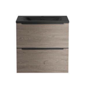 TOCADOR SUSPENDIDO CON LAVABO 60x50CM MOEN VAN1420 GRIS ROBLE