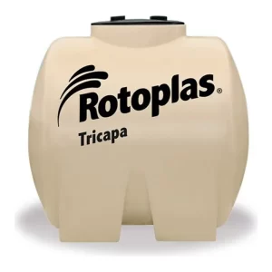 TINACO SISTEMA HORIZONTAL CON FILTRO Y ACCESORIOS ROTOPLAS 500017 1100 LT BEIGE