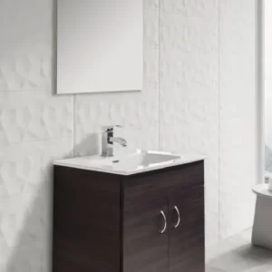 TOCADOR ESBAÑO NOVA 60 CON LAVABO ORBIS Y ESPEJO ROBLE DAKAR 91324