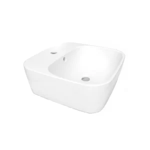 LAVABO HELVEX SANTORINI1 SOBRE PONER  1 TALADRO BLANCO