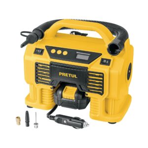 INFLADOR/SOPLADOR PARA AUTO 20 V 1 BATERIA 1 AH PRETUL 29073