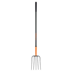 BIELDO PARA PAJA,5DIENTES,MANGO LARGO 48" TRUPER 102101