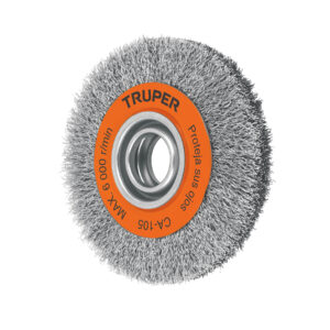 CARDA DE ALAMBRE ONDULADO 6" CALIBRE 0.35 mm TRUPER 11526