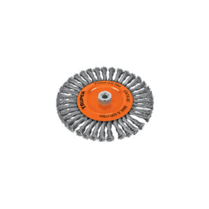 CARDA CIRCULAR 8" ALAMBRE TRENZADO, EJE 5/8"-11, TRUPER 17528