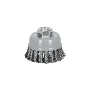 CARDA COPA 3" ALAMBRE TRENZADO GRUESO,MULTI-ROSCA,TRUPER 10854